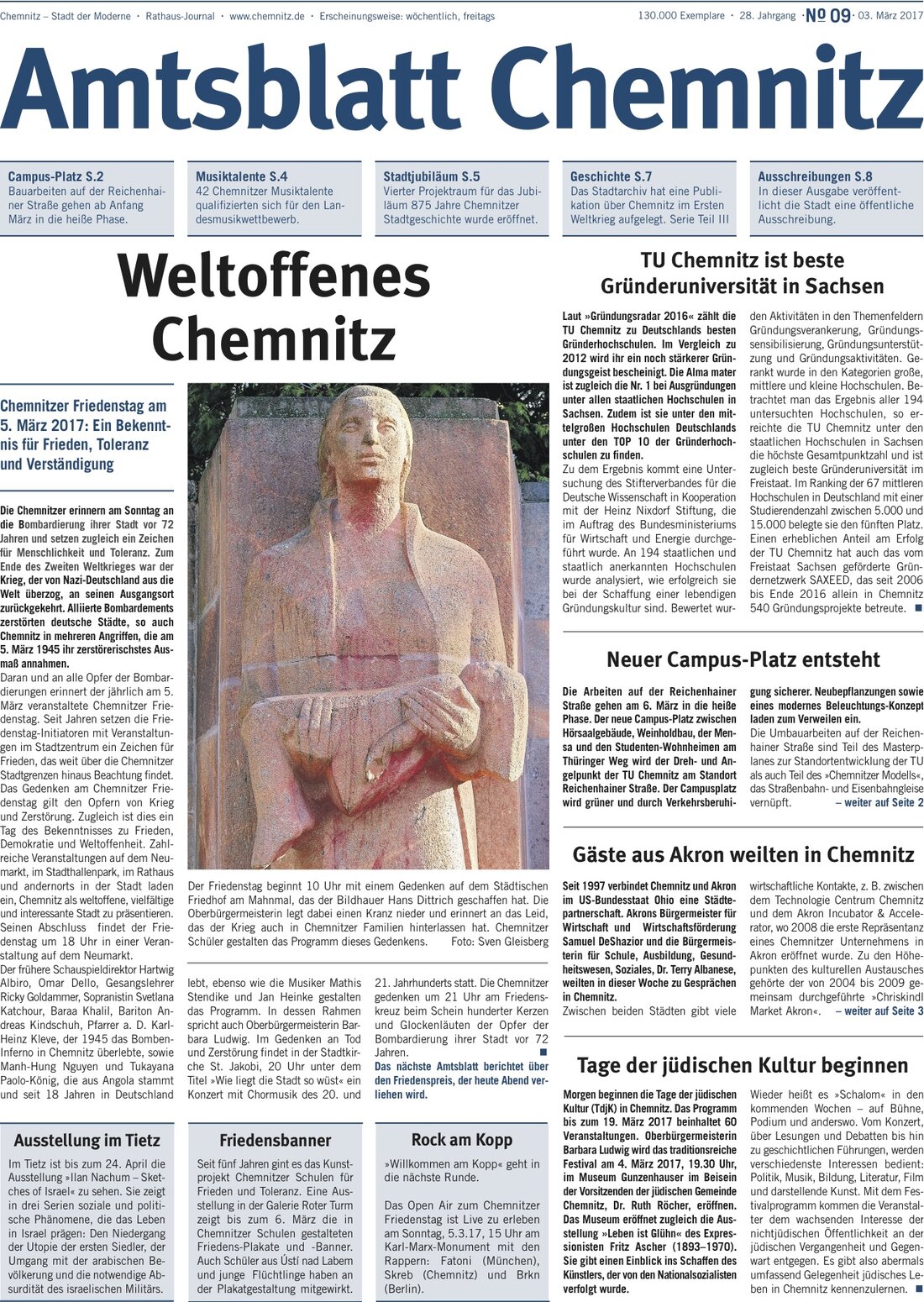 Titel Chemnitzer Amtsblatt