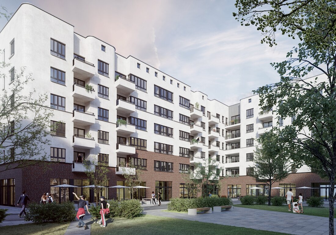 Visualisation of the ‘Moritz am Park’ residential complex 