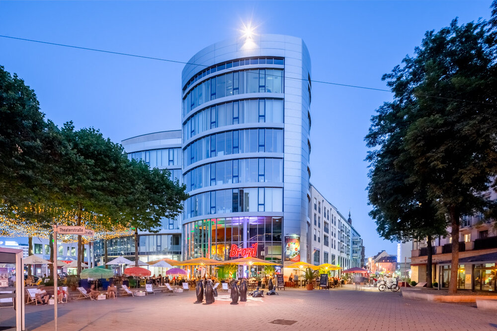 Gastromeile in der Chemnitzer Innenstadt