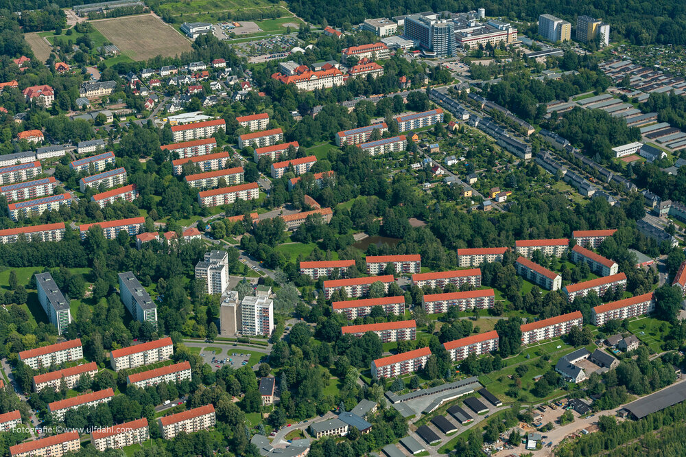 Flemminggebiet mit Bahnhofsareal Altendorf