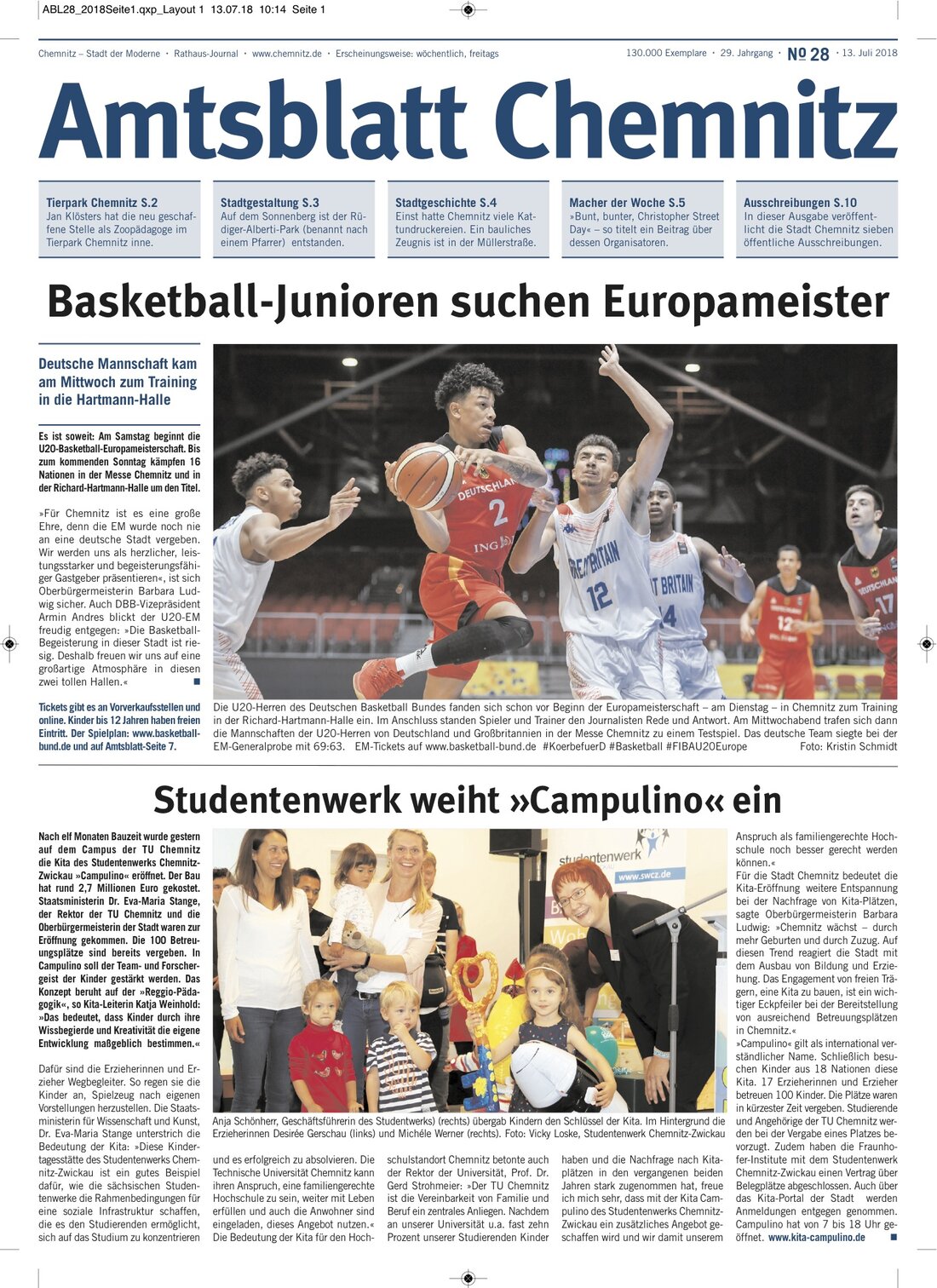 Amstbaltt 28. Ausgabe 2018