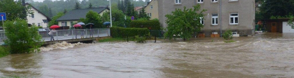 Hochwasser an der Zwönitz