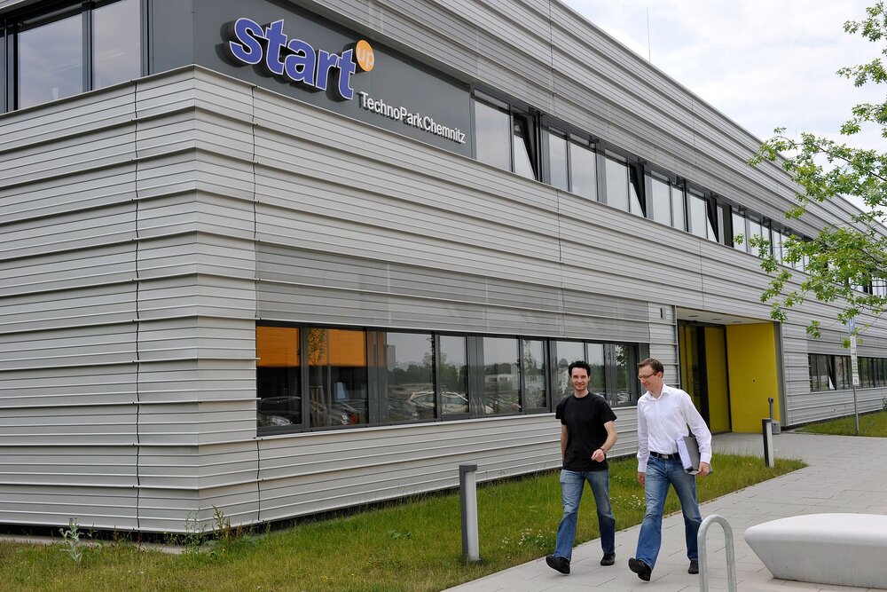 Das Start-Up-Gebäude in direkter Uni-Nähe