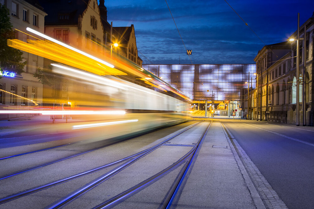 Einfahrt Hauptbahnhof Chemnitz