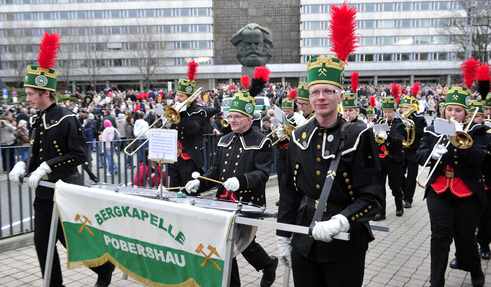 Bergparade in Chemnitz
