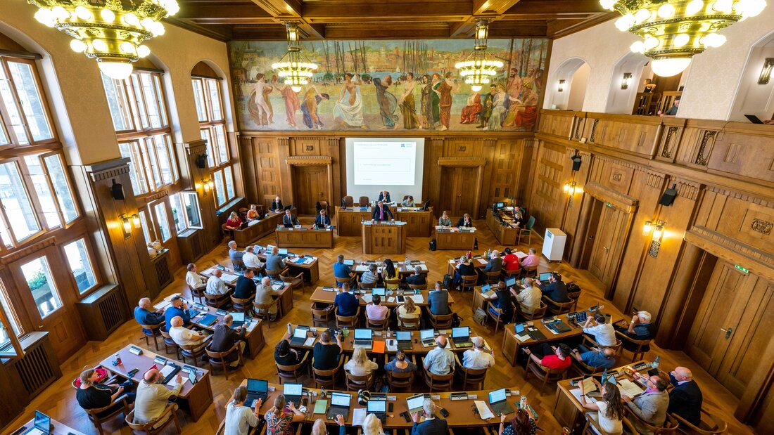 Stadtratssitzung im Stadtverordnetensaal des Rathauses (Archivfoto)