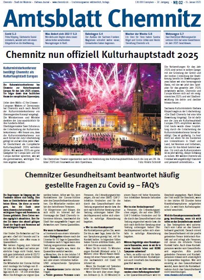 Titel Chemnitzer Amtsblatt
