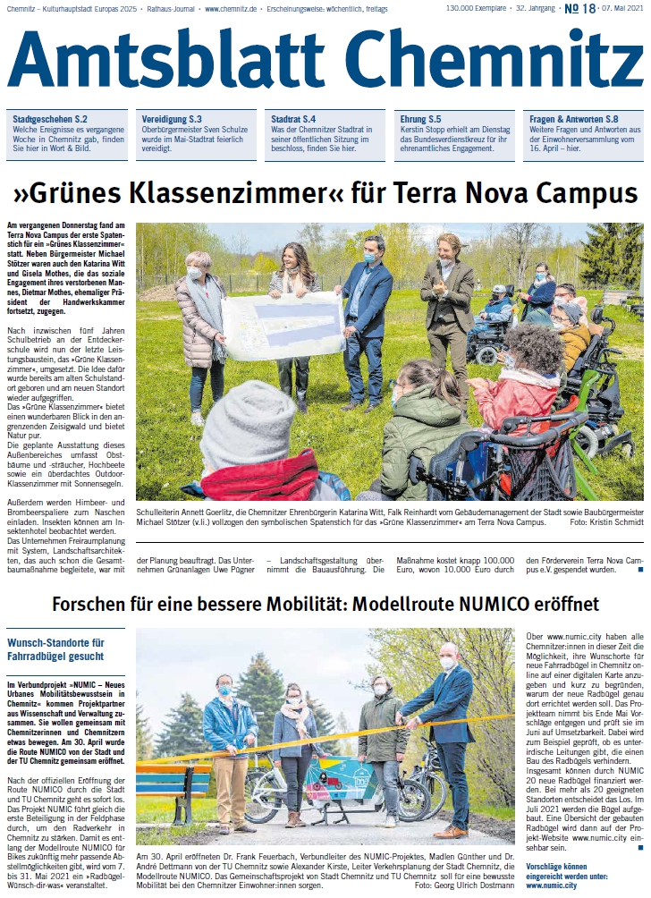 Titel Chemnitzer Amtsblatt
