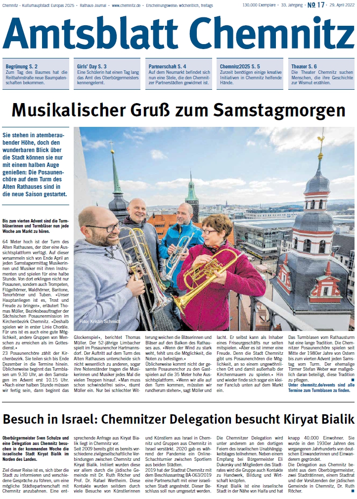 Titel Chemnitzer Amtsblatt