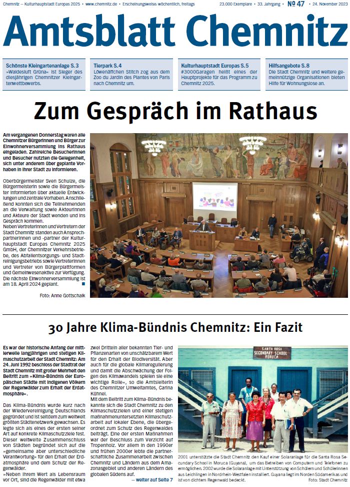 Titelbild Ausgabe 47/2023