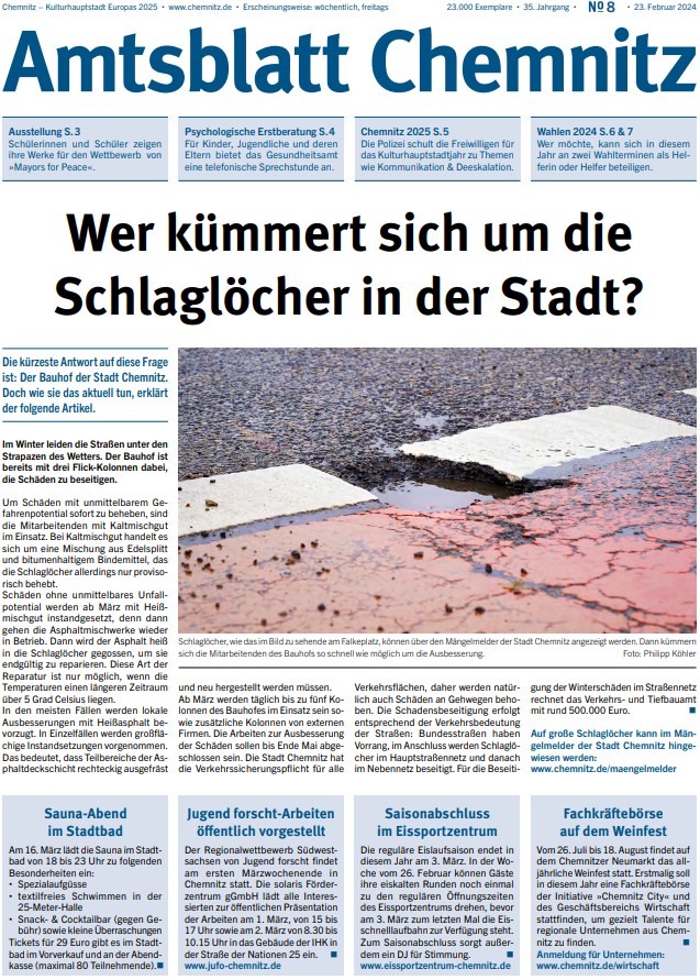 Titelbild Ausgabe 8/2024