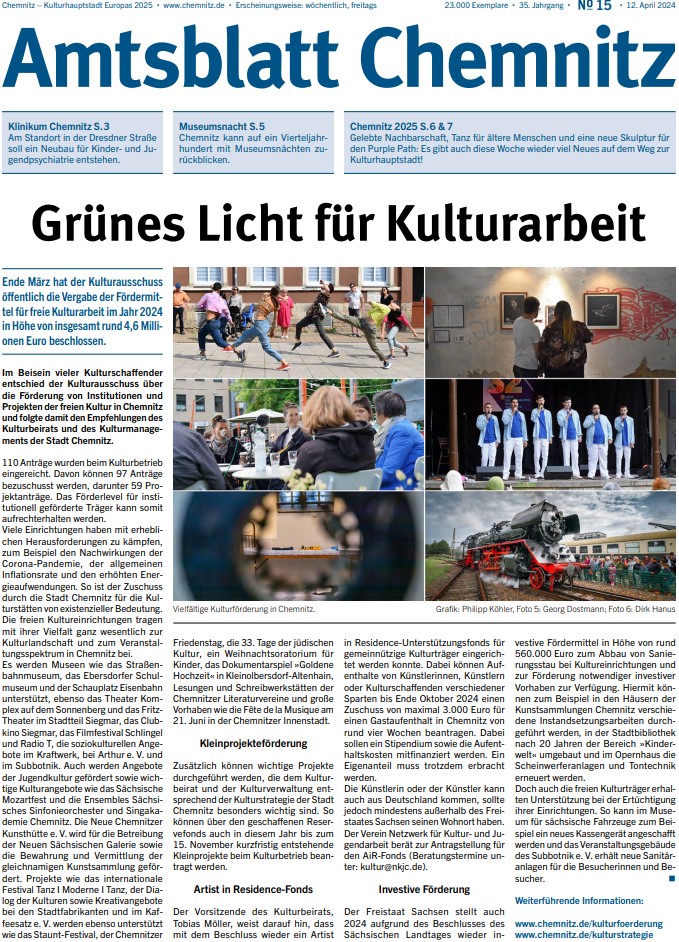 Titelbild Ausgabe 15/2024