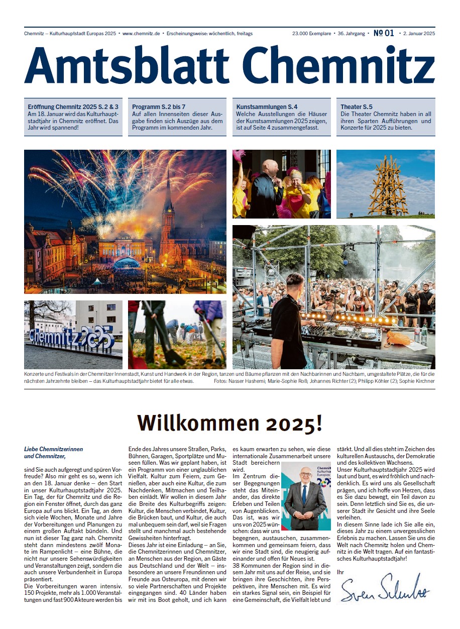 Issue 01/2025 Chemnitz.de