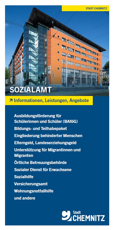 Titel der Broschüre "Sozialamt"
