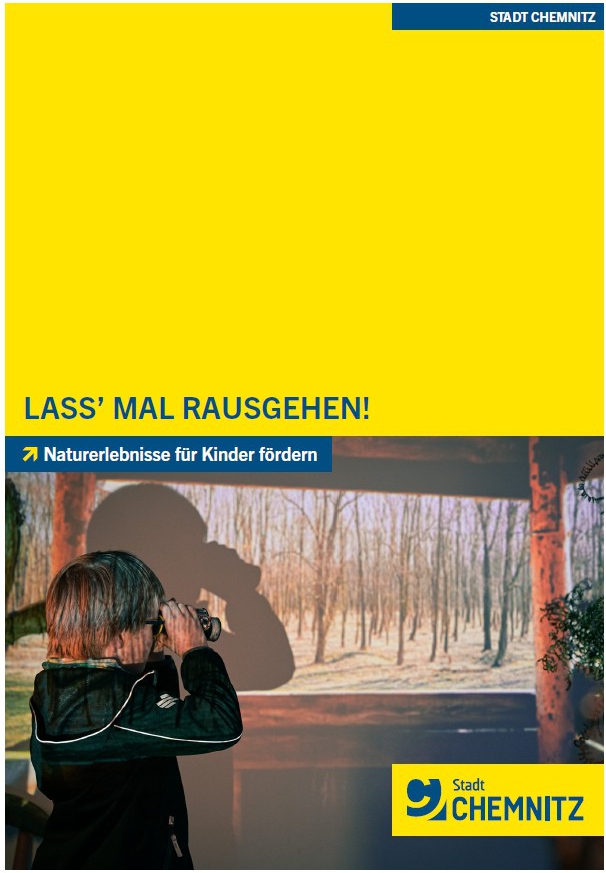Titelbild der Broschüre "Lass mal rausgehen"