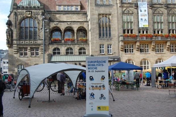 Europäischer Mobilitätstag auf dem Neumarkt