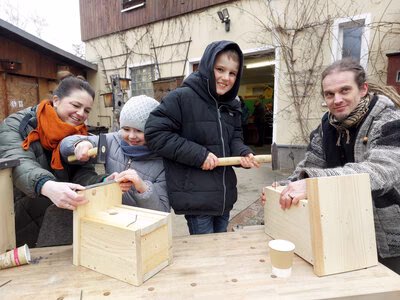 Aktion "Max Meise" Nistkastenbau