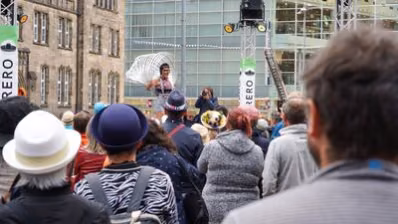 Das 5. Chemnitzer Hutfestival zog viele Menschen in die Innenstadt