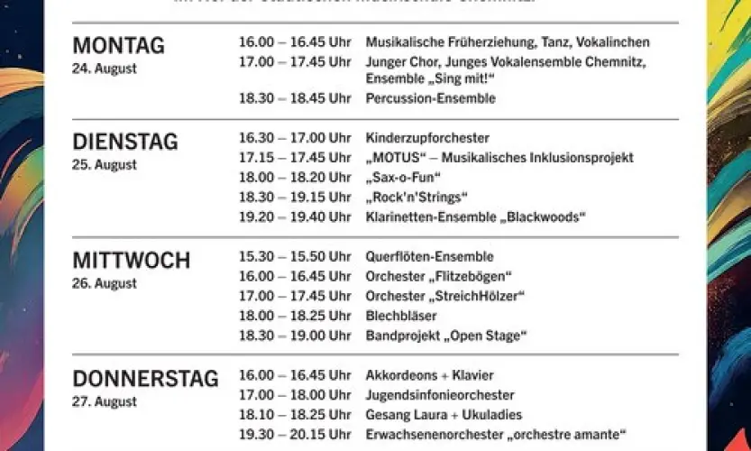 Hofkonzerte 2026 - Dienstag