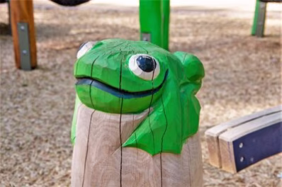 Spielplatz Schlossteichinsel Detailfoto