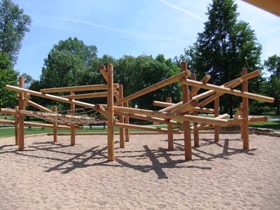 Spielplatz am Wasserschloß Klaffenbach, Kletteranlage