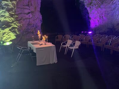 Trauort in der Felsendome Rabenstein