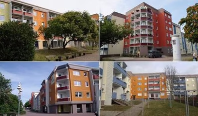 Plattenbau auf dem südlichen Sonnenberg