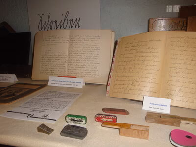 Blick in die Räumlichkeiten des Ebersdorfer Schulmuseum