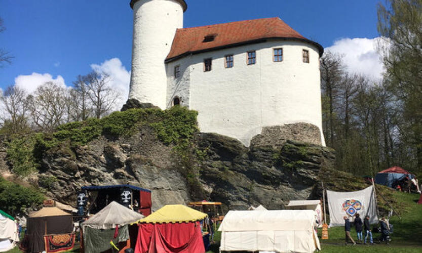 Vikingové na hradě Rabenstein