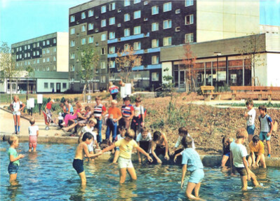 Der Ikarus Boulevard im Stadtteil Kappel, 1984