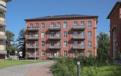 Hofseitige Ansicht Chopinstraße 23 - Juni 2021
