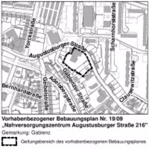 &Ouml;ffentliche Auslegung des Bebauungsplans "Nahversorgungszentrum Augustusburger Stra&szlig;e 216&ldquo;: Ihre Stellungnahme erw&uuml;nscht!