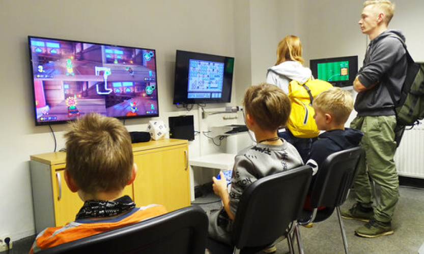 Videospieleraum geöffnet