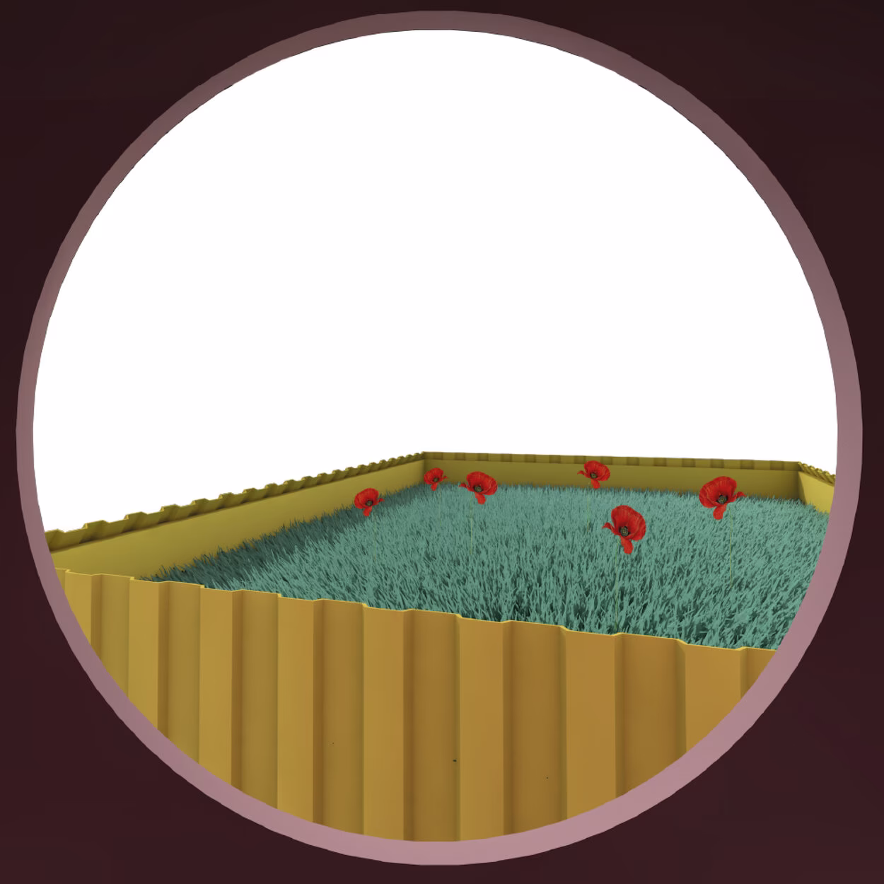 Grafik eines Gründachs