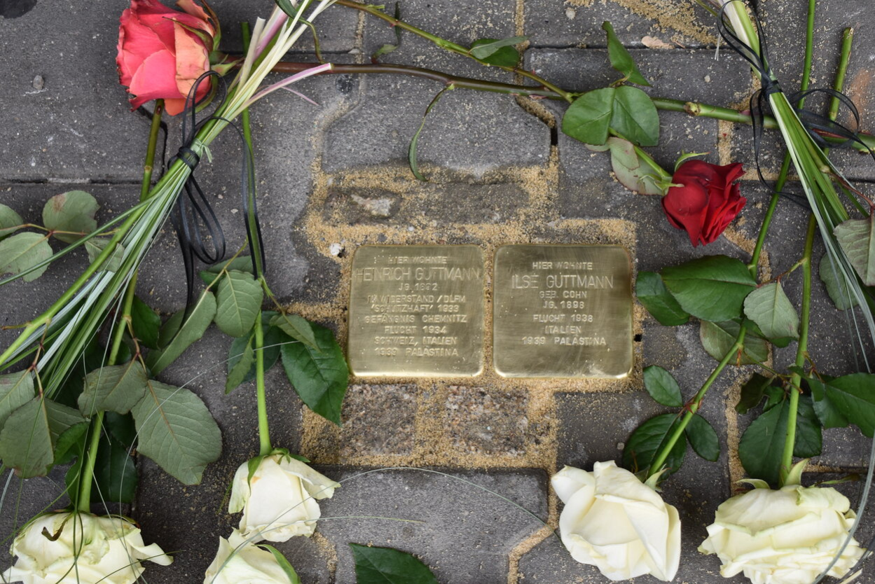 Stolpersteine für Heinrich und Ilse Guttmann
