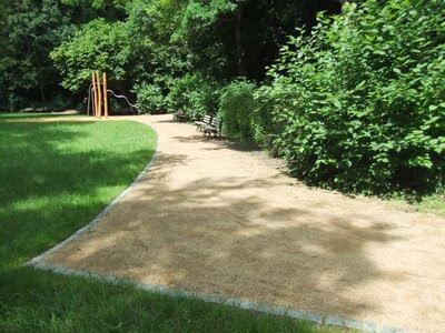Spielplatz am Stadtpark-Clausscher-Park, Weg