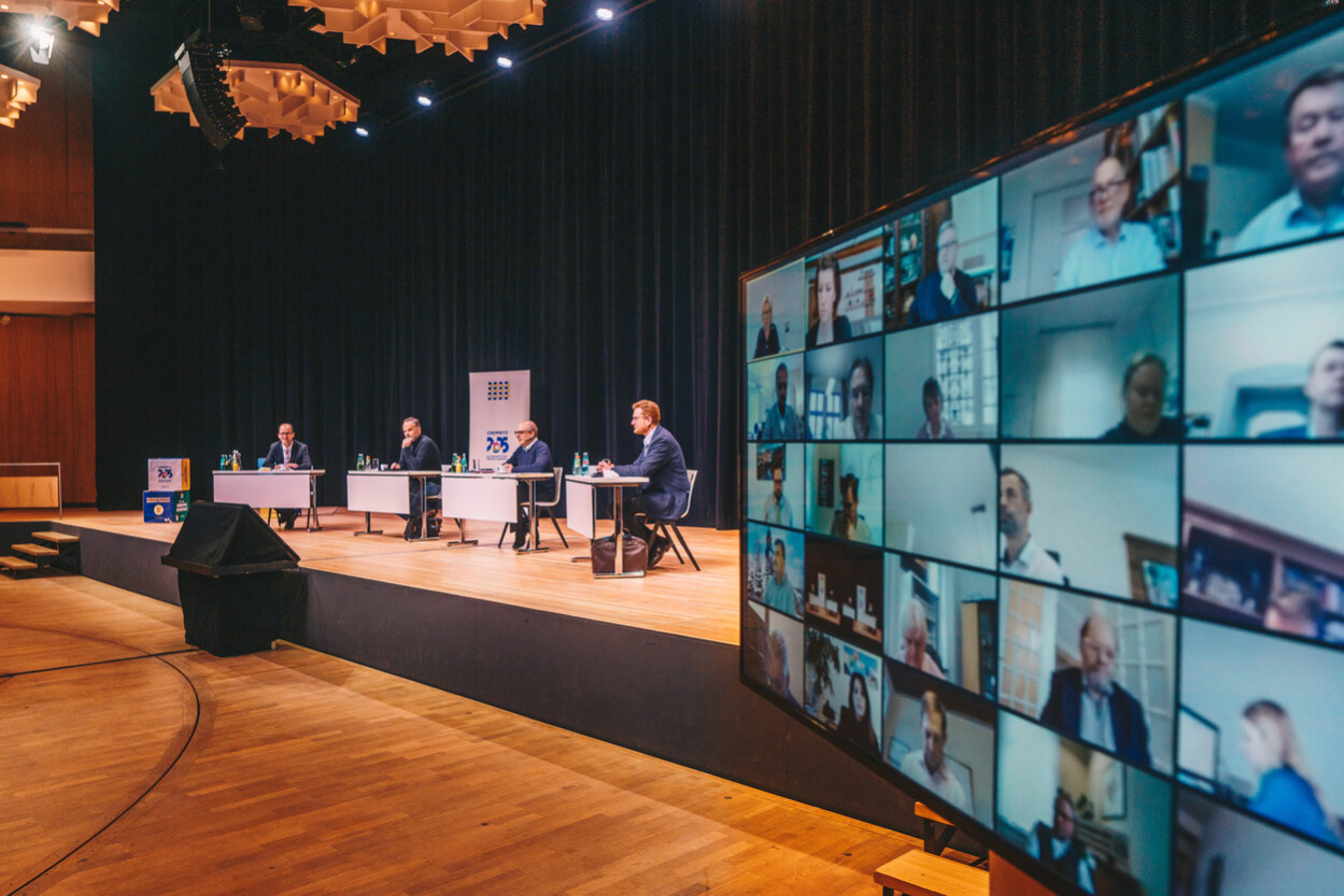 Videokonferenz der Oberbürgermeister und Bürgermeister der Region