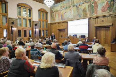 Plenum of the city council chamber