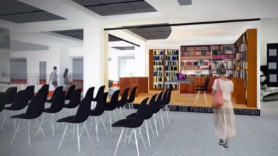 So soll das Arbeitszimmer der Heym-Bibliothek aussehen.