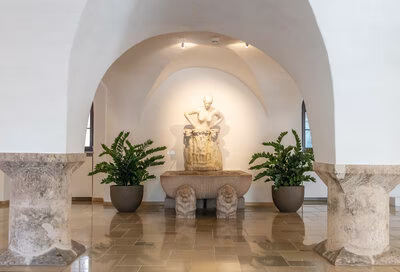 Foyer im Eingangsbereich der Trauräume Rathaus in Chemnitz