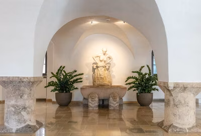Foyer im Eingangsbereich der Trauräume Rathaus in Chemnitz