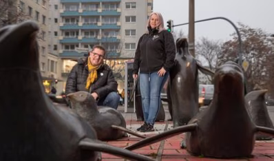 Christian Frank und Daniela Lieberwirth von Lukas' Stern e. V.