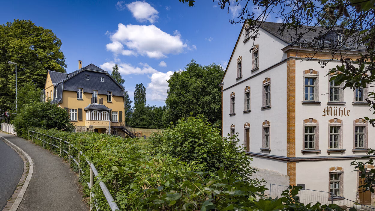Karl-Schmidt-Rottluff Haus in Chemnitz-Rottluff und Wohnmühle, ehemals Elternhaus, jetzt Museum.