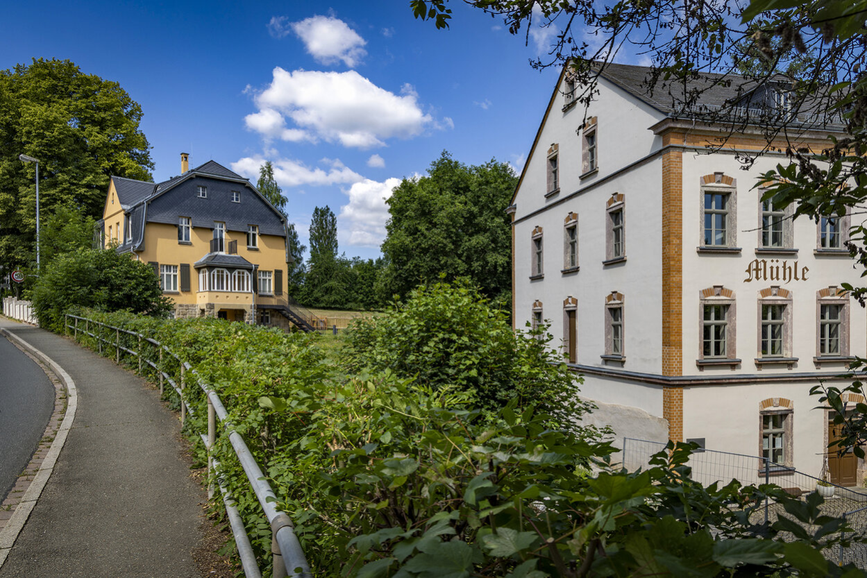 Karl-Schmidt-Rottluff Haus in Chemnitz-Rottluff und Wohnmühle, ehemals Elternhaus, jetzt Museum.