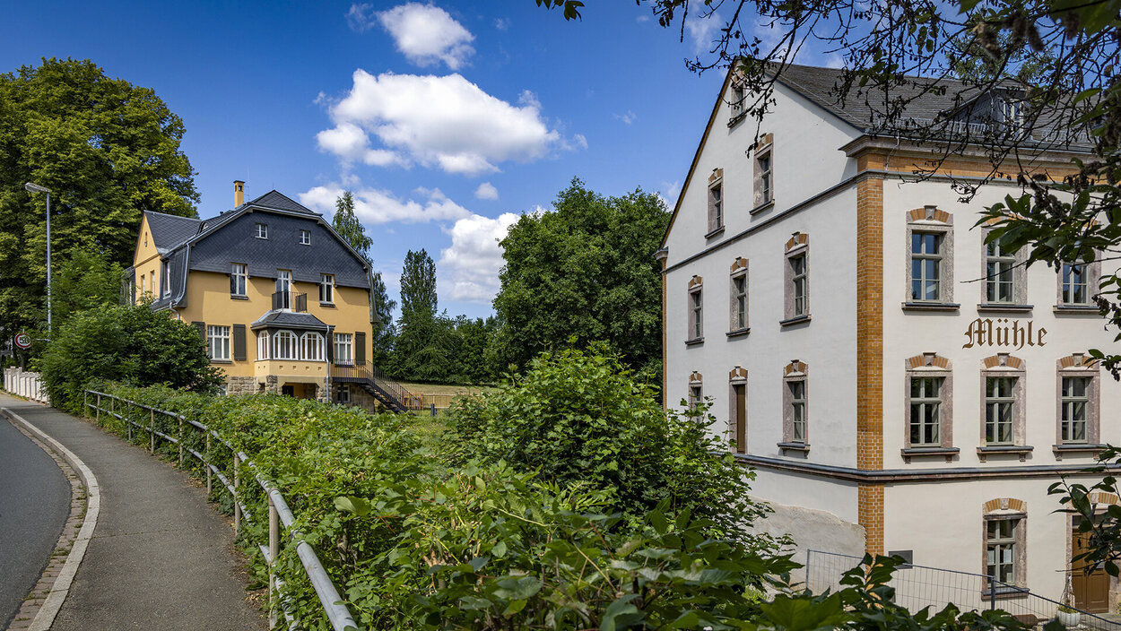 Karl-Schmidt-Rottluff Haus in Chemnitz-Rottluff und Wohnmühle, ehemals Elternhaus, jetzt Museum.