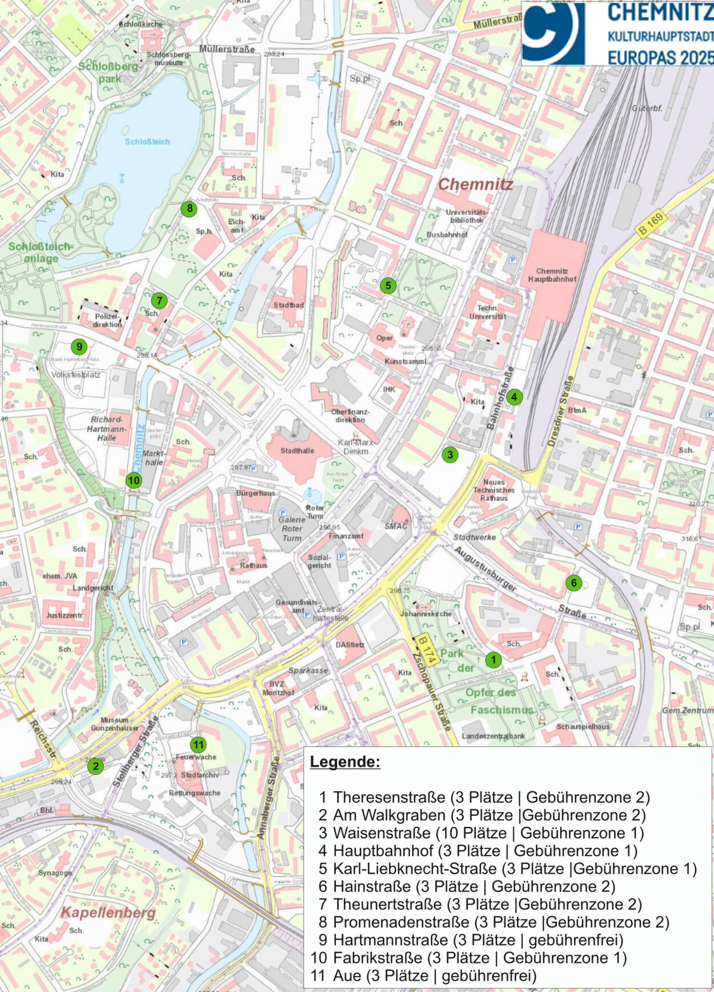 Parken Chemnitz Innenstadt Kostenlos