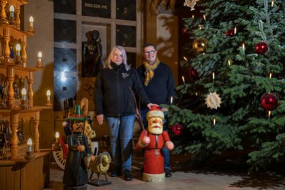 Christian Frank und Daniela Lieberwirth von Lukas' Stern e. V.
