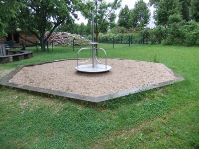 Spielplatz Botanischer Garten/Tropenhaus, Drehscheibe
