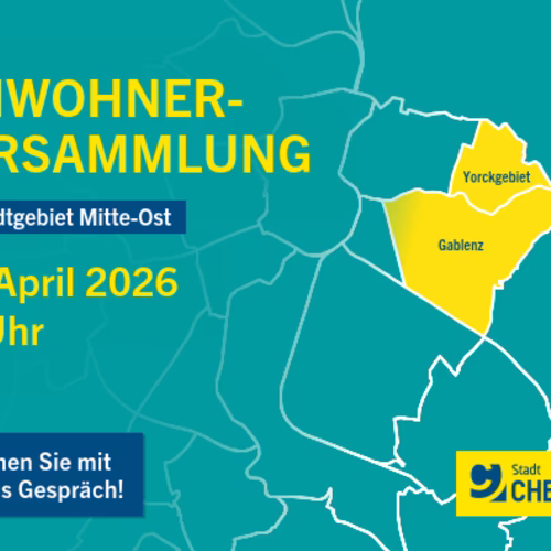 Setk&aacute;n&iacute; obyvatel Mitte-Ost pro čtvrti Yorckgebiet a Gablenz: Přijďte si s n&aacute;mi popov&iacute;dat!