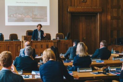 Bürgermeister Michael Stötzer über Projekte der Stadt Chemnitz. Wichtig für deren Erfolg sei die Beteiligung der Bürger und deren Engagement.